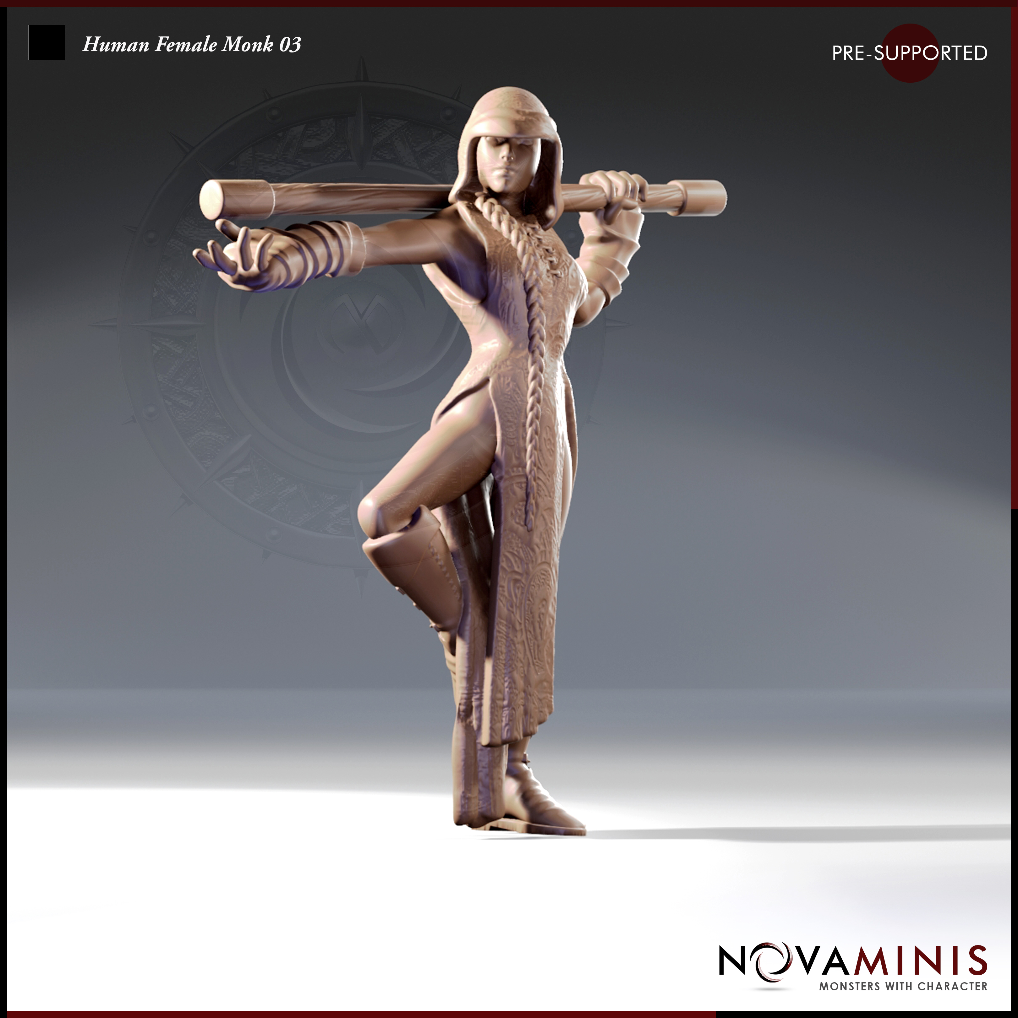 Human Female Monk 03